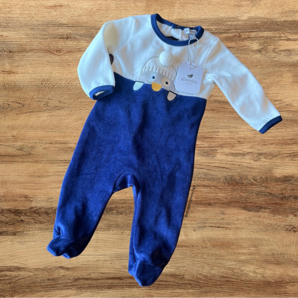 Absorba Penguin Footie NWT 3-6m